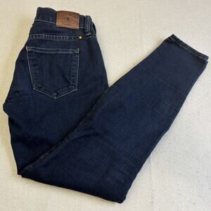 Luck Brand Jeans Womens 00/24 Misprint "Charle Legging" Charlie Blue Tapered Leg